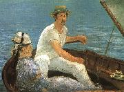 Edouard Manet Boating oil painting on canvas